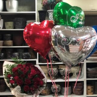 GÜL BUKETİ VE HELYUM BALON 3